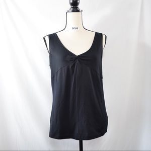 #68. Akris punto black cotton blend shirt